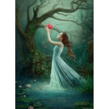 Схема вышивки «лесная фея»