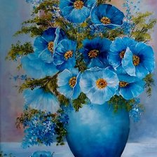 Схема вышивки «Unique Infinite Blue»