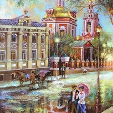 Схема вышивки «Старая Басманная»