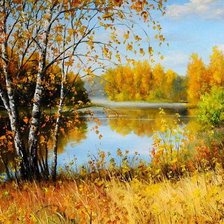 Схема вышивки «Цвета осени»