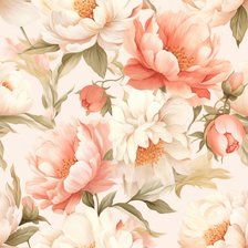 Схема вышивки «Подушка "Пионы"»