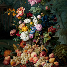 Схема вышивки «Северная роза»