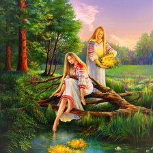 Схема вышивки «Ночь на Ивана Купало»