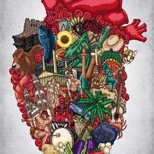 Схема вышивки «Patrimonio Cultural de México»