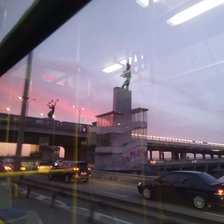 Схема вышивки «Мост метро»