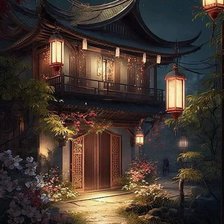 Схема вышивки «Япония»