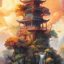 Схема вышивки «Япония»