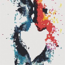 Схема вышивки «Двое»