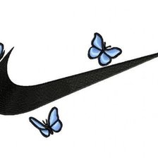 Схема вышивки «Найк»