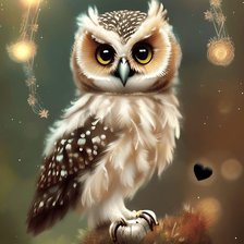 Схема вышивки «Совёнок»