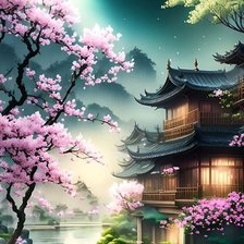 Схема вышивки «Япония»