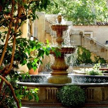 Схема вышивки «фонтан»