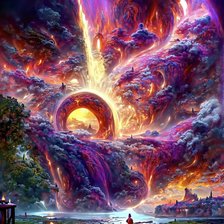 Схема вышивки «Фэнтези.»