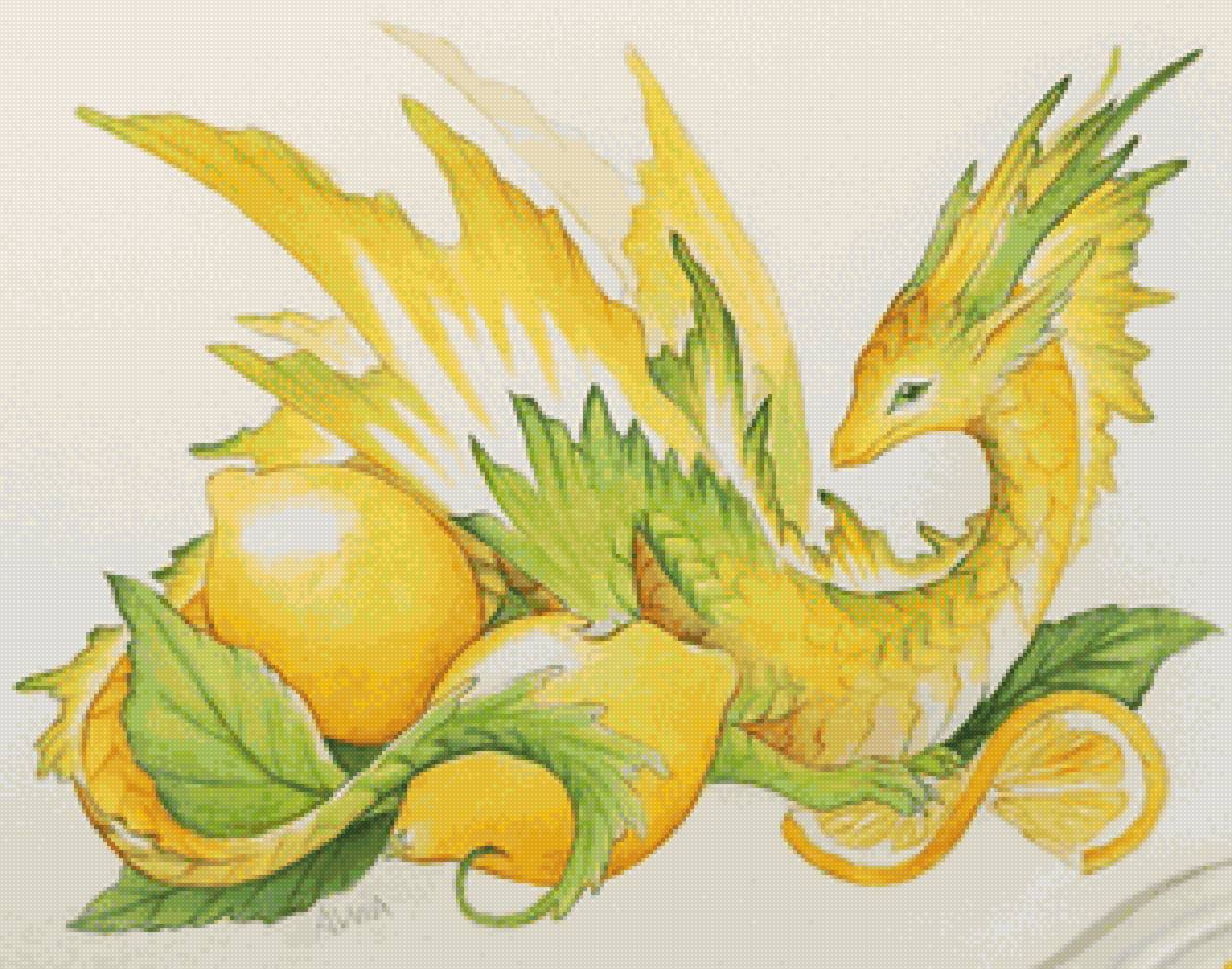 lemon dragon - alvia alcedo, lemon, dragon, blends - предпросмотр