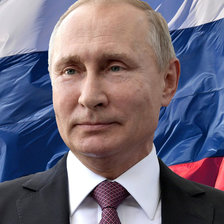 Схема вышивки «В. Путин»