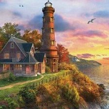 Схема вышивки «маяк»