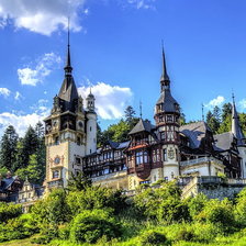 Схема вышивки «Castelul Peles, Romania»