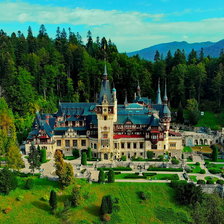 Схема вышивки «Castelul Peles»