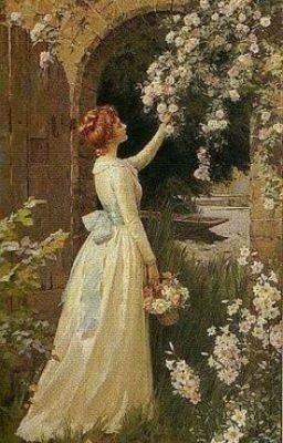 Девушка и розы - красота, розы, лето, девушка, природа - оригинал