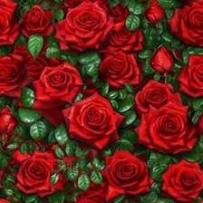 Схема вышивки «Розы»