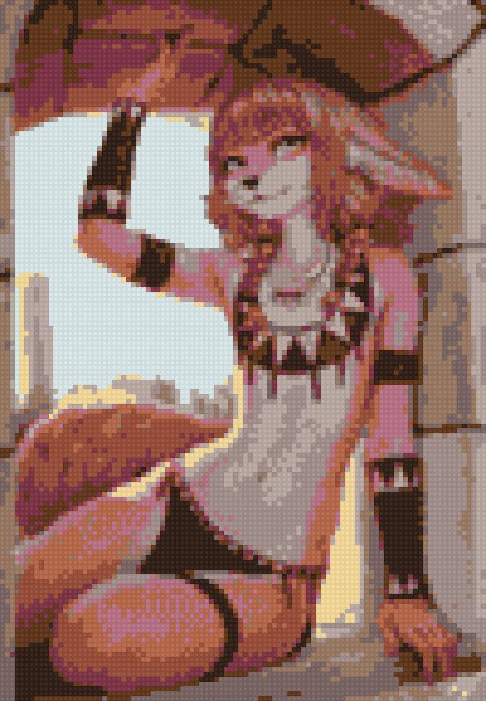 Furry fox - fox furry - предпросмотр