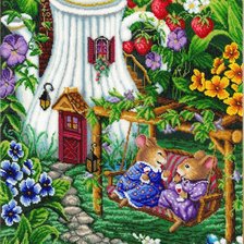 Схема вышивки «v»