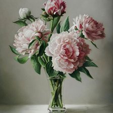 Схема вышивки «Пионы»