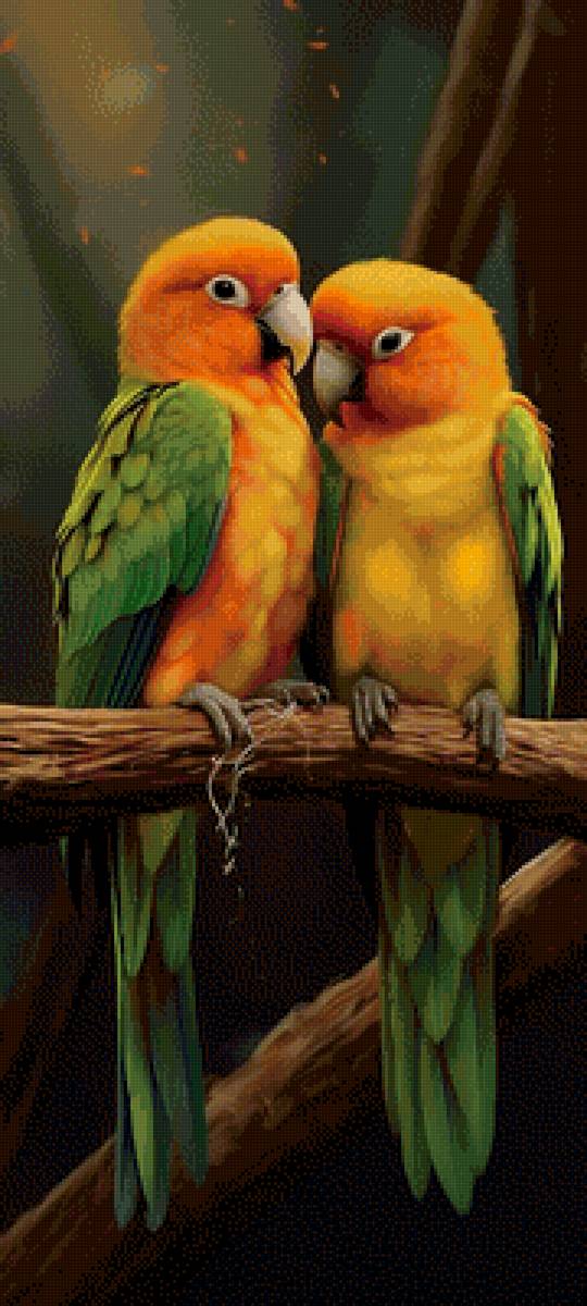 Попугаи - предпросмотр