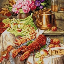 Схема вышивки «Омар»