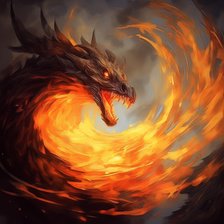 Схема вышивки «ярость»