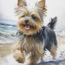 Схема вышивки «Прогулка у моря»