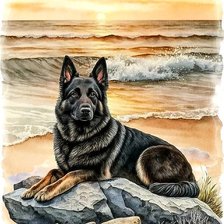 Схема вышивки «На берегу»