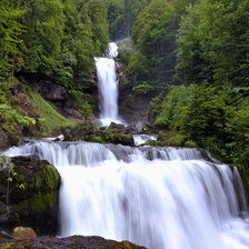 Схема вышивки «водопад»