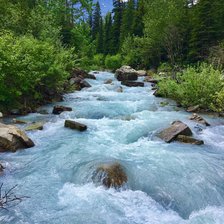 Схема вышивки «Река 2»