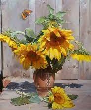 Схема вышивки «ПОДСОЛНУХИ»