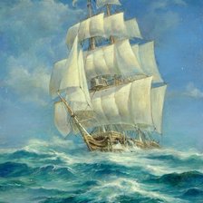 Схема вышивки «На всех парусах»