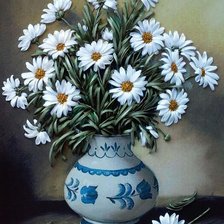 Схема вышивки «Ромашки»