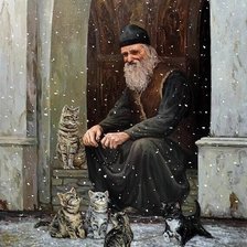 Схема вышивки «Старец»