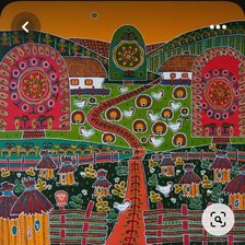 Схема вышивки «Folk art»