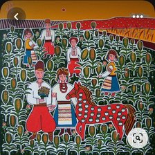 Схема вышивки «Folk art»
