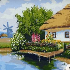 Схема вышивки «Folk art»