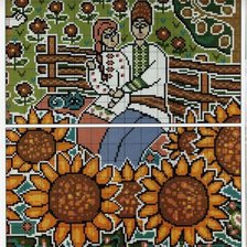 Схема вышивки «Folk art»