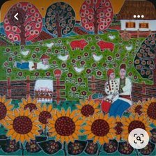 Схема вышивки «Folk art»