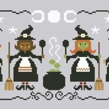 Схема вышивки «Brujas»