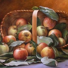 Схема вышивки «яблоки»