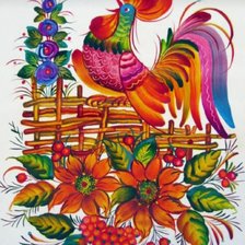 Схема вышивки «Folk art»