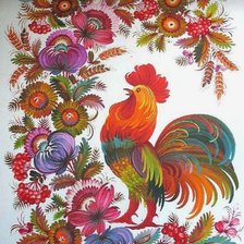 Схема вышивки «Folk art»