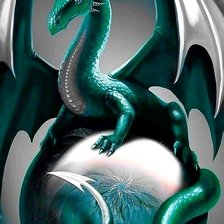 Схема вышивки «Дракон»