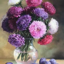 Схема вышивки «Астры»