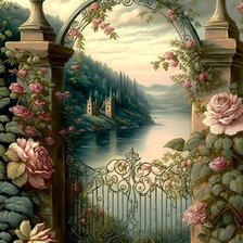 Схема вышивки «Сад»